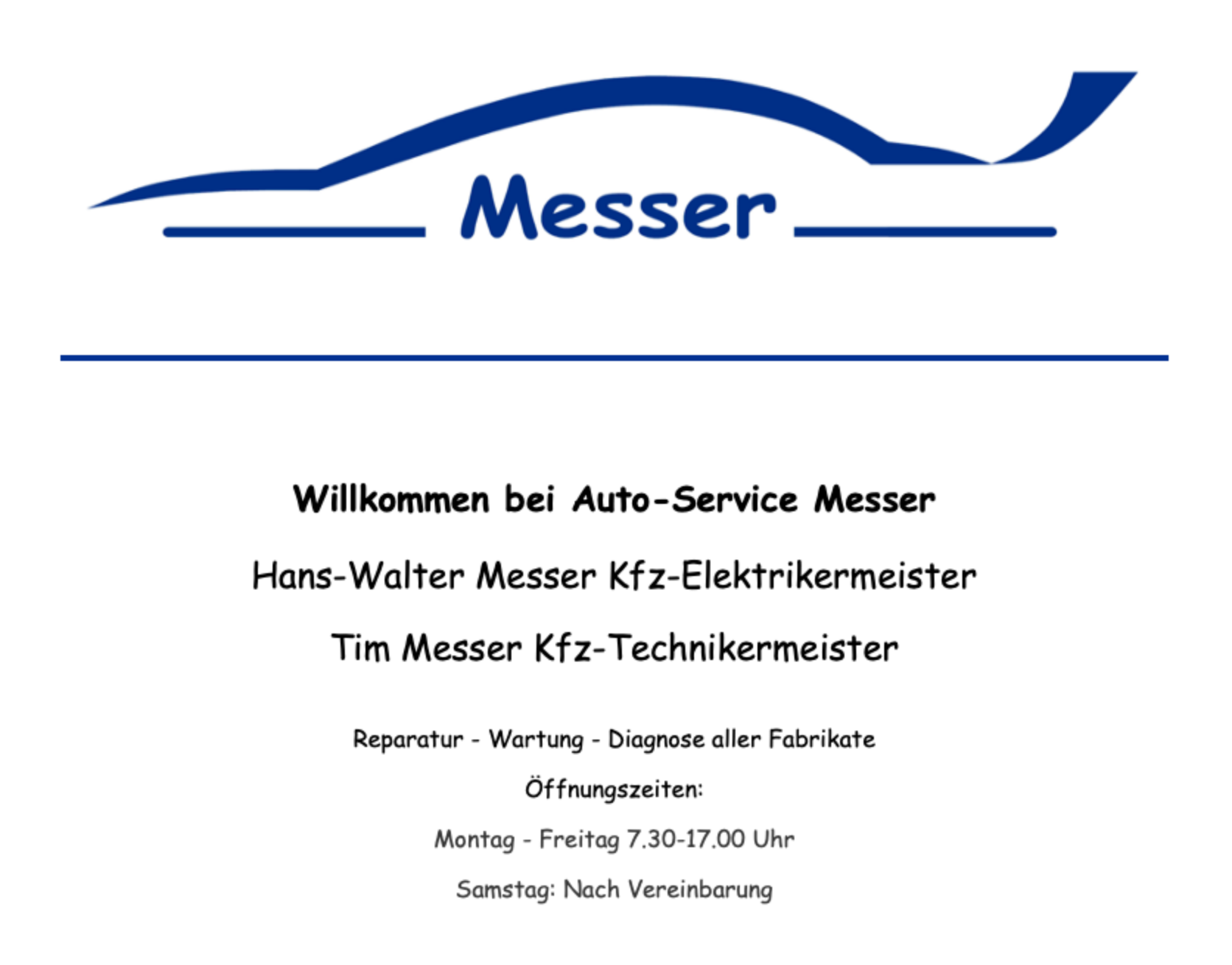 Auto-Service-Messer