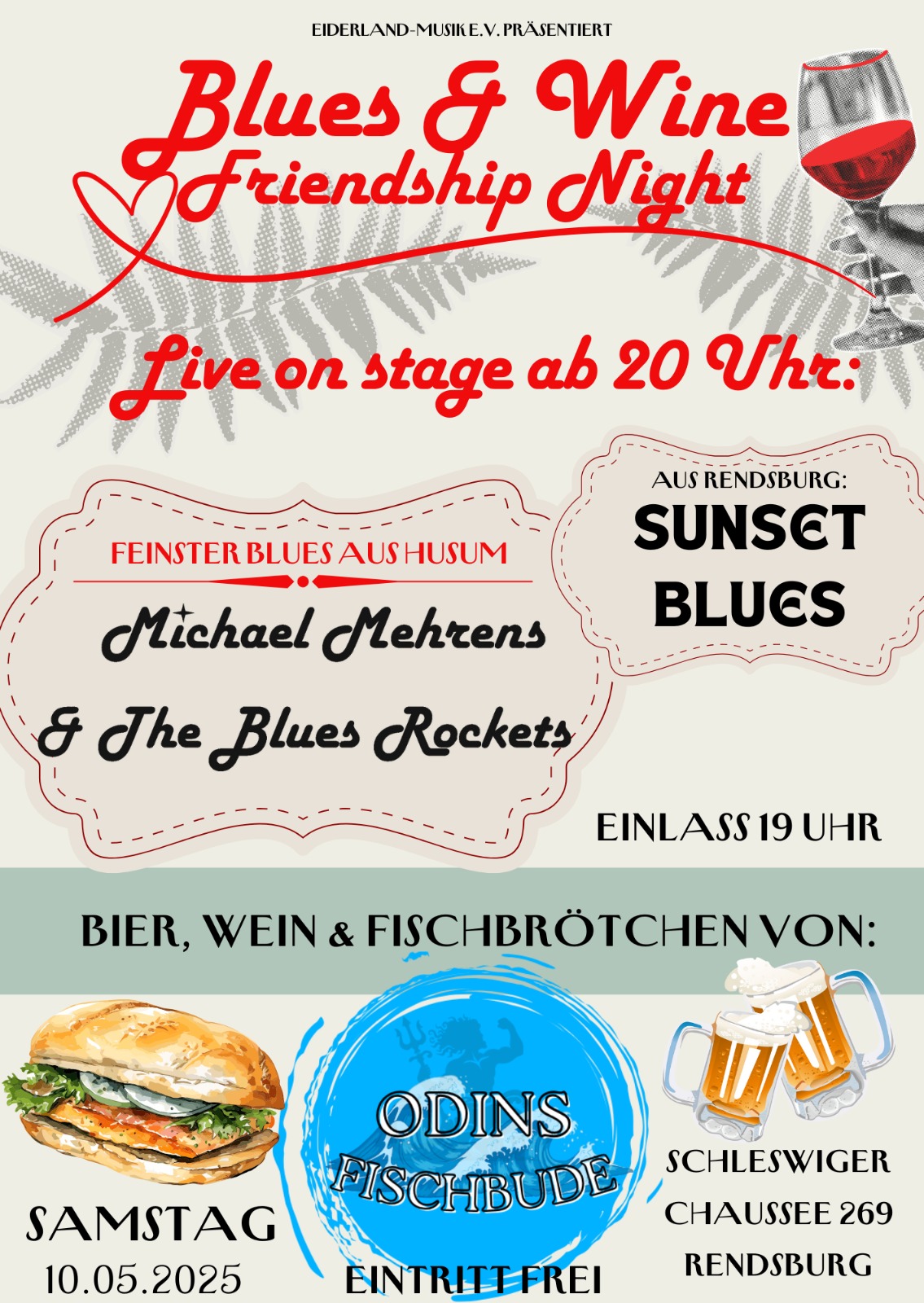 Blues & Wine Friendship Night